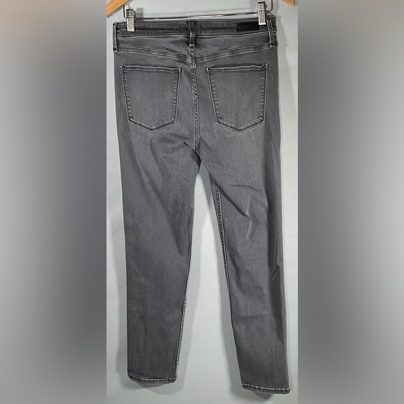 Abercrombie & Fitch Simone High Rise Ankle Jeans Gray Charcoal Size 29/8 - Picture 4 of 12